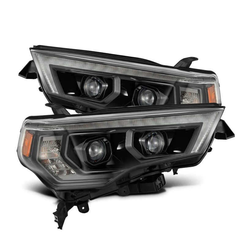 AlphaRex 880849 14-20 Toyota 4Runner LUXX LED Proj Headlights Black w/Activ Light/Seq Signal/DRL