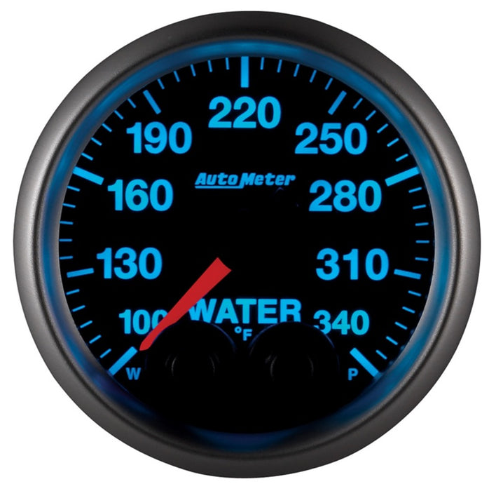 AutoMeter 5655 Autometer Elite 52mm 100-340 Deg F Water Temperature Peak and Warn Gauge w/ Electonic Control