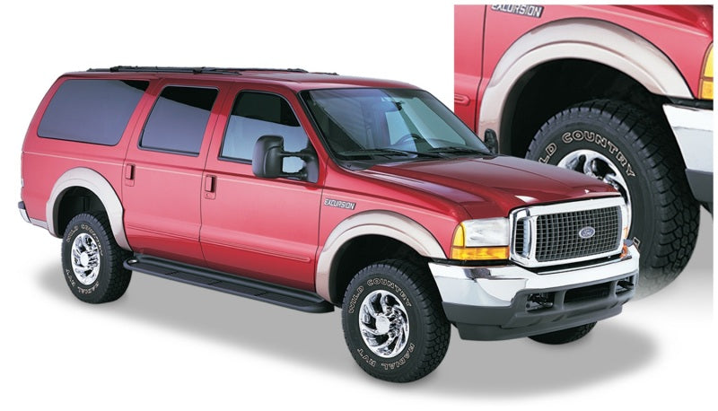 Bushwacker 20910-02 00-05 Ford Excursion OE Style Flares 4pc - Black