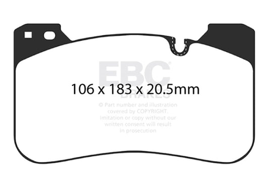 EBC DP52331NDX 2018+ BMW M5 F90 Bluestuff Front Brake Pads