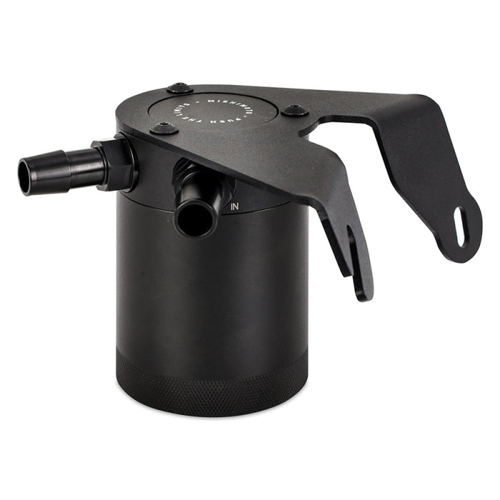 Mishimoto MMBCC-BR23-21P 2021+ Ford Bronco 2.3L Baffled Oil Catch Can - PCV Side - Black