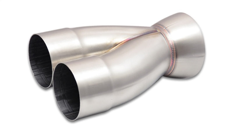 Vibrant 10362 2-1 SS Merge Collectors (3in Inlet Slipover ID 4in Outlet OD) - Sold Individually