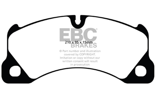 EBC DP51835NDX 10+ Porsche Cayenne 3.0 Supercharged Hybrid Bluestuff Front Brake Pads