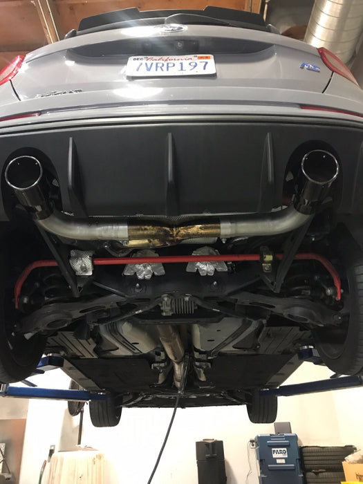 Injen SES9004 16-18 Ford Focus RS 3in Cat-Back Stainless Steel Exhaust w/ 4in Black Chrome Tips