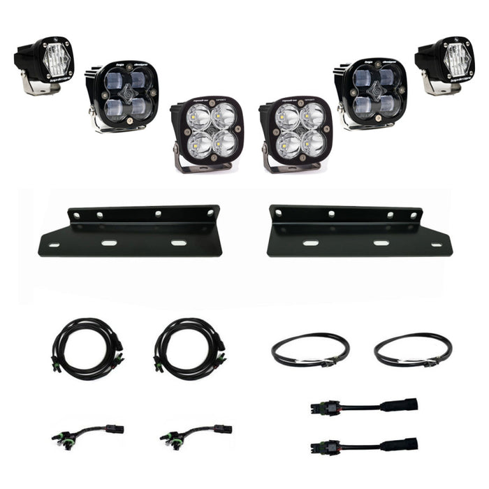Baja Designs 448055 2021+ Ford Raptor Aftermarket Pro Fog Pocket SAE Kit