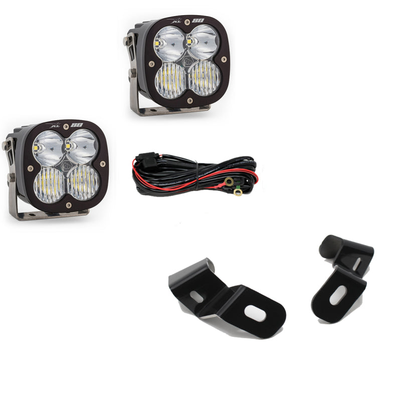 Baja Designs 448041 2019+ RAM 2500/3500 XL 80 Driving Combo A-Pillar Kit - Clear