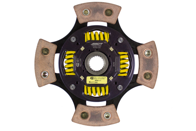 ACT 4200105 1990 Mazda Miata 4 Pad Sprung Race Disc