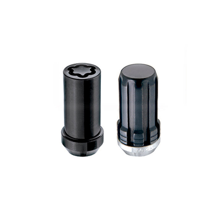McGard 65510BK SplineDrive Tuner 5 Lug Install Kit w/Locks & Tool (Cone) M14X1.5 / 1in. Hex - Blk