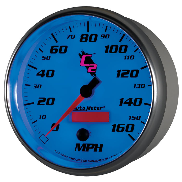 AutoMeter 7289 Autometer C2 5 inch 160MPH In-Dash Electronic Programmable Speedometer