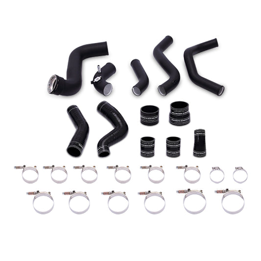 Mishimoto MMICP-F150-11KWBK 11-14 Ford F-150 3.5L Ecoboost Intercooler Kit w/ Pipes (Wrinkle Black)