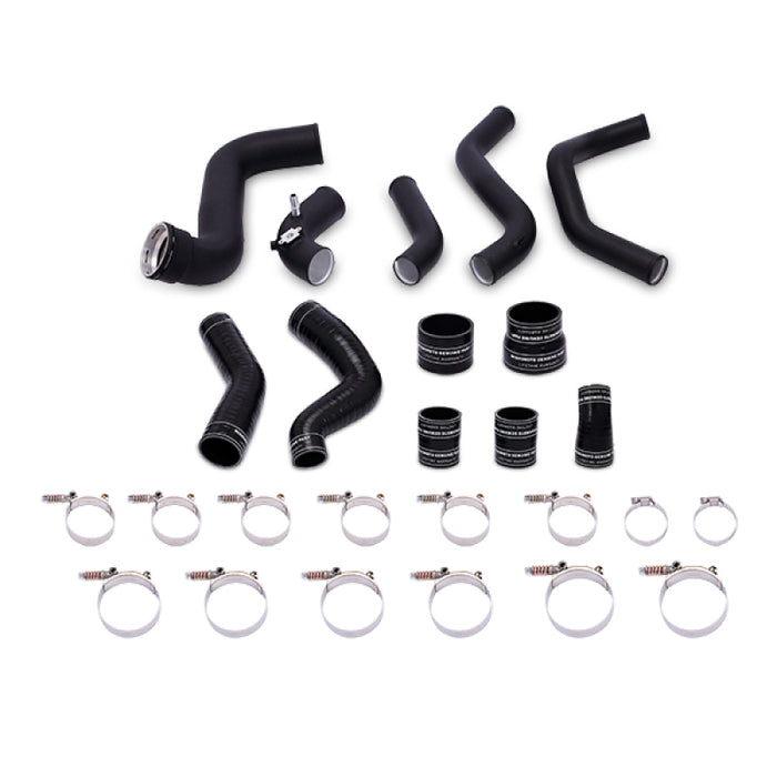 Mishimoto MMICP-F150-11KWBK 11-14 Ford F-150 3.5L Ecoboost Intercooler Kit w/ Pipes (Wrinkle Black)