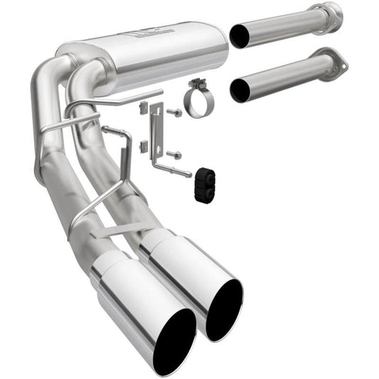 Magnaflow 19563 15-21 Ford F-150 Street Series Cat-Back Performance Exhaust System- Polished Side Exit
