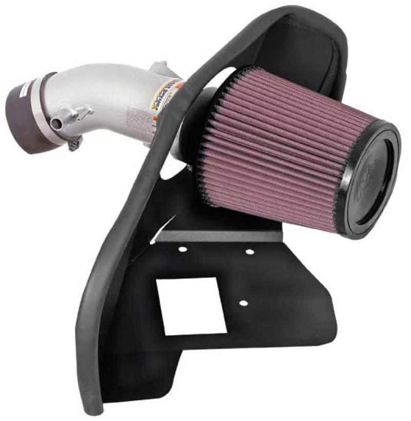 K&N Engineering 69-8611TS K&N 07-10 Toyota Camry V6-3.5L Silver Typhoon Short RAM Intake