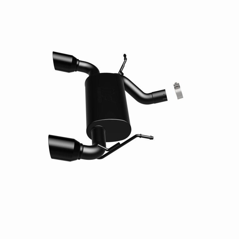 Magnaflow 15160 MagnaFlow 07-17 Jeep Wrangler JK 3.8/3.6L Dual Split Rear Exit Black Axle-Back Exhaust