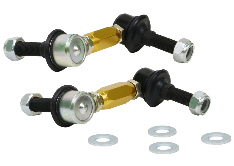 Whiteline KLC180-090 Universal Sway Bar Link Assembly Heavy Duty Adjustable Ball/Ball Style