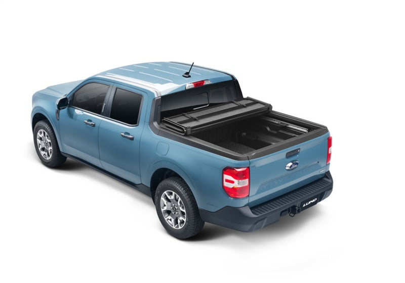 LUND 969380 Lund 22-23 Ford Maverick (4.5ft Bed) Hard Fold Tonneau Cover - Black