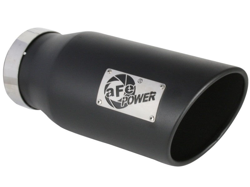 aFe 49-02078-B ATLAS 5in DPF-Back Alum Steel Exhaust System w/ Black Tip 19-20 RAM Diesel Trucks L6-6.7L (td)