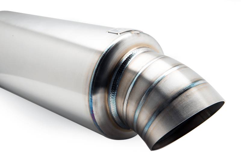 BLOX Racing BXEX-00111 3.5in Street Muffler With Turndown Tip