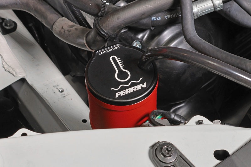 Perrin Performance ASM-ENG-505RD PERRIN 02-25 Subaru WRX / 04-21 STI / 13-25 BRZ/GR86/FRS/86 Coolant Overflow Tank - Red
