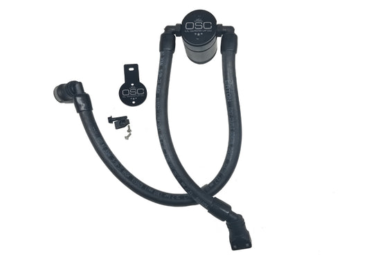 J&L 3023P-B 10-18 Ford Taurus Sho EcoBoost V6 Passenger Side Oil Separator 3.0 - Black Anodized