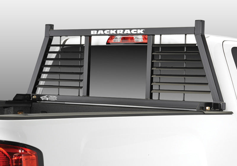 BackRack 148LV 01-23 Silverado/Sierra 2500HD/3500HD Half Louvered Rack Frame Only Requires Hardware