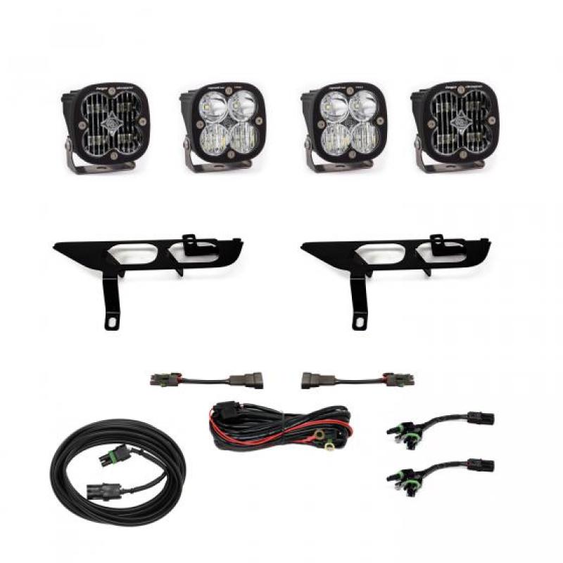 Baja Designs 447699 2021+ Ford F150 Fog Pocket Kit SAE Clear Squadron Pro DC