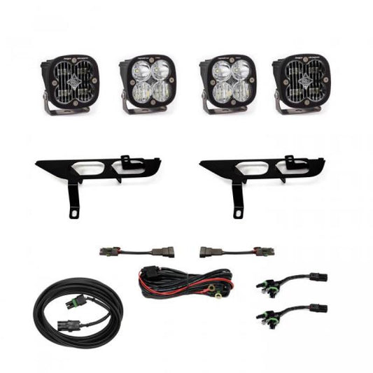 Baja Designs 447699 2021+ Ford F150 Fog Pocket Kit SAE Clear Squadron Pro DC