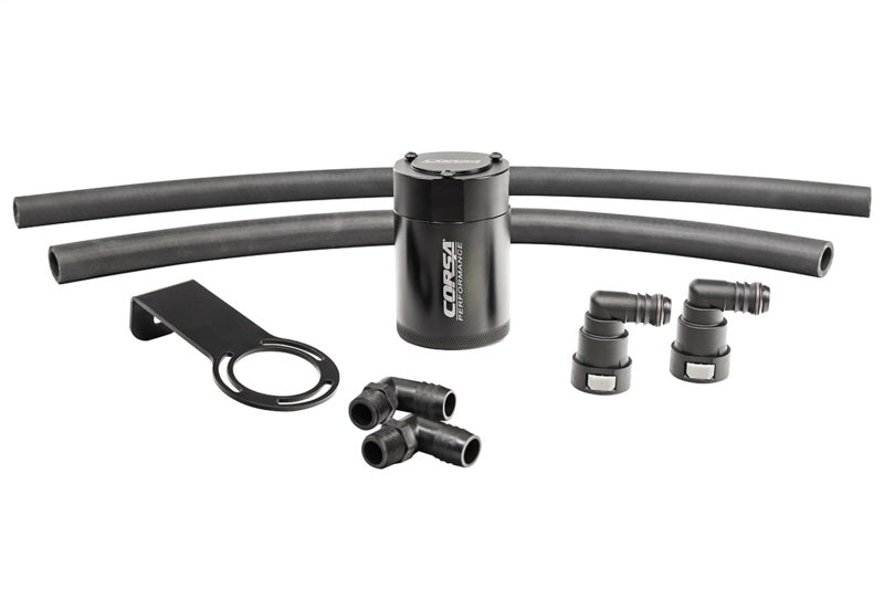 CORSA Performance CC0008 Corsa 2021-2024 Dodge RAM TRX Crew Cab Aluminum Oil Catch Can w/Mounting Bracket