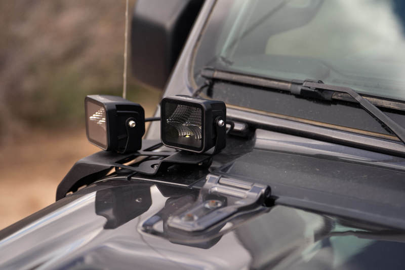 DV8 Offroad LBJL-04 18-22 Jeep Gladiator JT Cowl Light Bar Bracket