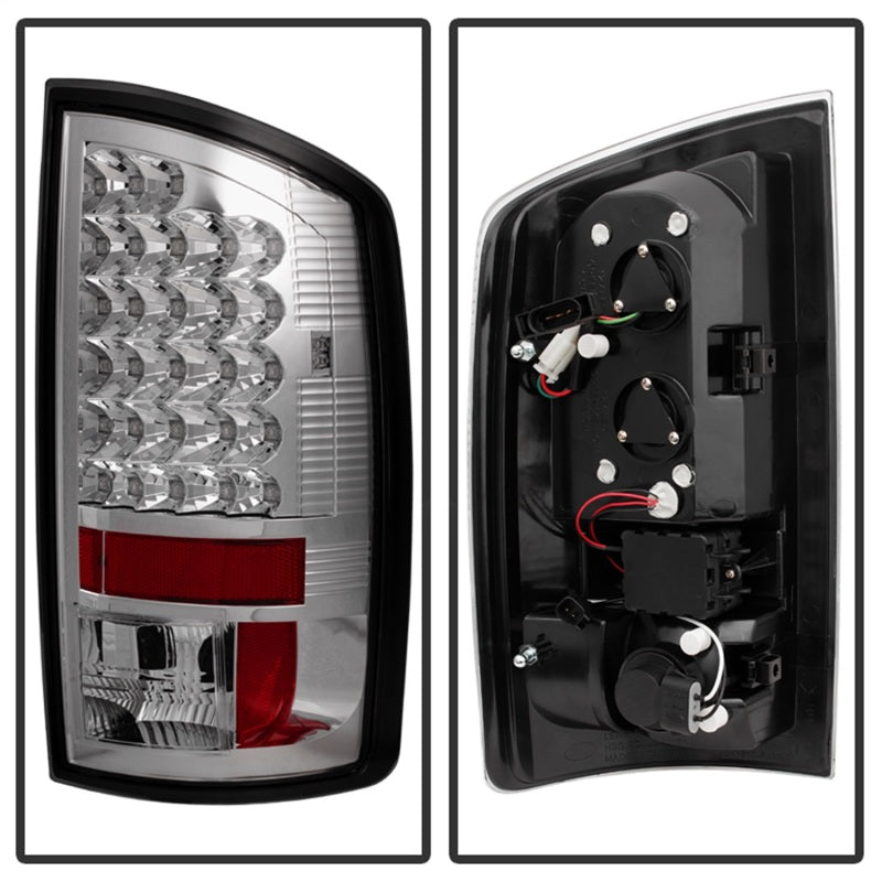 SPYDER 5002624 Spyder Dodge RAM 07-08 1500/RAM 07-09 2500/3500 LED Tail Lights Chrome ALT-YD-DRAM06-LED-C