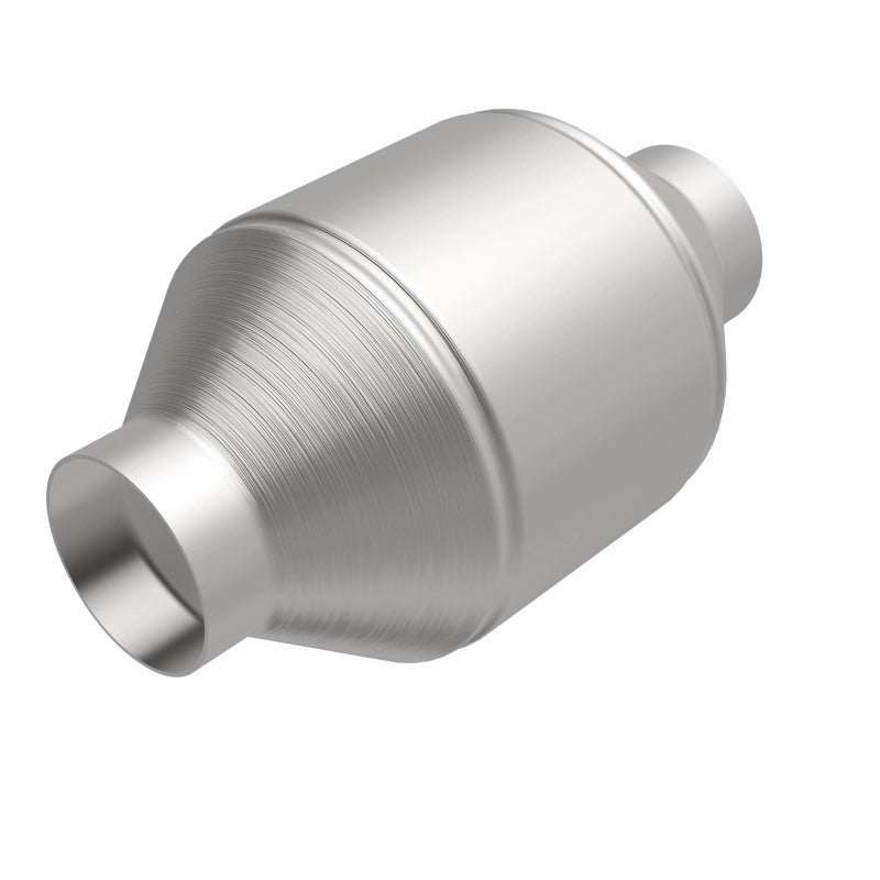 Magnaflow 51655 MagnaFlow Conv Univ 2.25in Inlet/Outlet Center/Center Round 3in Body L x 5in W x 8.75in Overall L