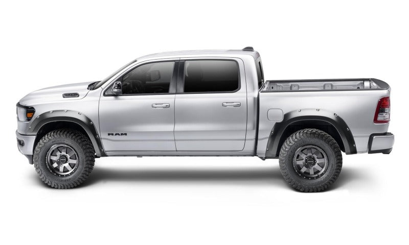 Bushwacker 50053-02 19-22 Dodge RAM 1500 Pocket Style Front Flares 2pc - Black