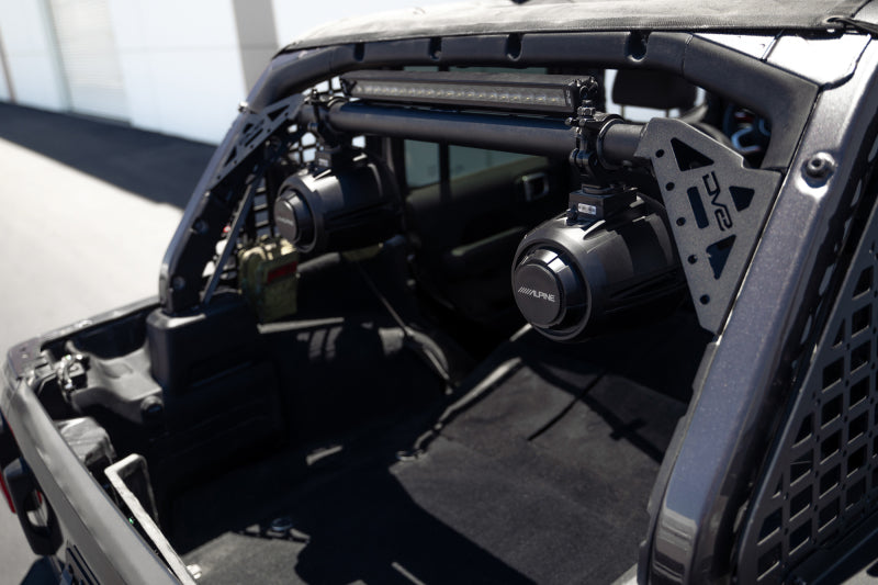 DV8 Offroad SBJL-01 18-23 Jeep Wrangler JL 4-Door Speaker/Light Bar Mount