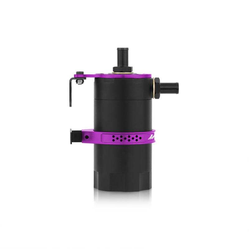 Mishimoto MMBCC-UNI-PR Universal Baffled Oil Catch Can - Purple