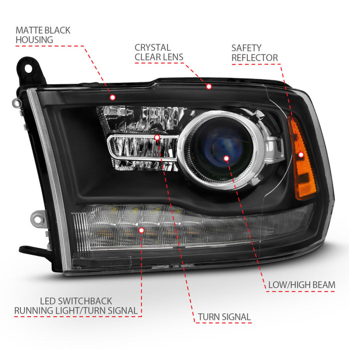 ANZO 111489 ANZ LED/Projector Headlights