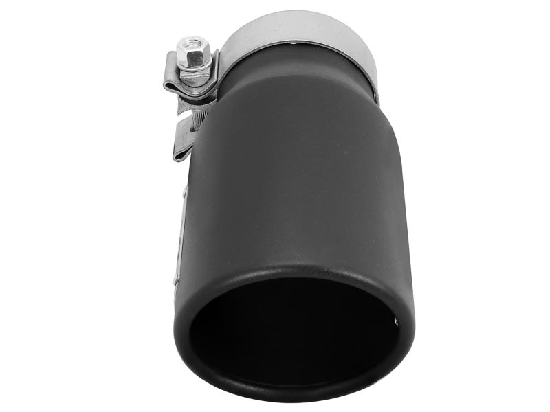 aFe 49T30401-B09 MACHForce XP 3in Inlet x 4in Outlet x 9in Length Clamp-On Black Tip