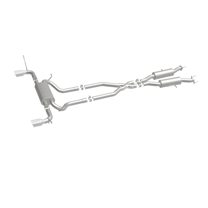 Magnaflow 19216 MagnaFlow Cat-Back SS 2.5in Dual Split Rear 4in Black Tip 11-16 Jeep Grand Cherokee 5.7L V8/3.6L V6