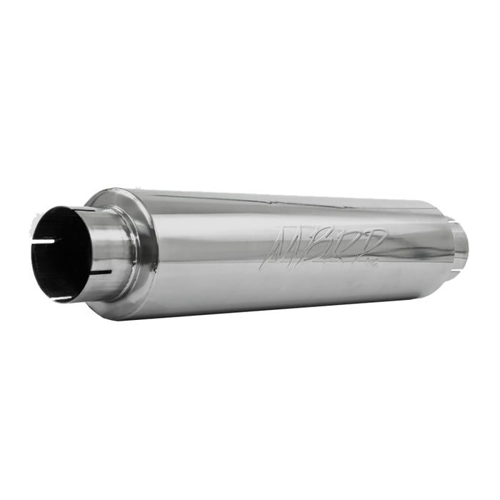 MBRP M1004S Universal Quiet Tone Muffler 4in Inlet/Outlet 24in Body 6in Dia 30in Overall T409