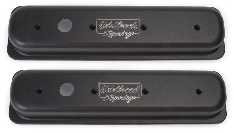 Edelbrock EDE41723 SBC Center Bolt V/S V/C's - Short- Black