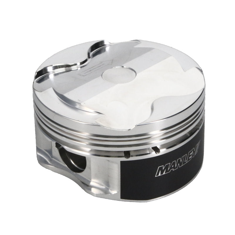 Manley Performance 595938CE-8 Manley 2018+ Ford Coyote 5.0L 6.75cc Dish 3.700in Bore 12:1 CR 22mm Pin Platinum Ext Duty Pistons