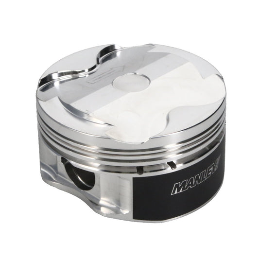 Manley Performance 595938CE-8 Manley 2018+ Ford Coyote 5.0L 6.75cc Dish 3.700in Bore 12:1 CR 22mm Pin Platinum Ext Duty Pistons