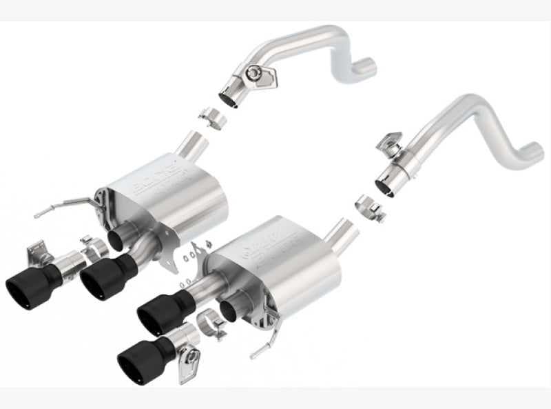 Borla 11856CB 14-18 C7 Corvette Stingray Axle-Back ATAK Exhaust 2.75in To Muffler Dual 2.75in Out 4.25in Tip