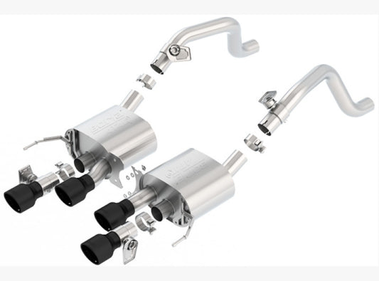 Borla 11856CB 14-18 C7 Corvette Stingray Axle-Back ATAK Exhaust 2.75in To Muffler Dual 2.75in Out 4.25in Tip