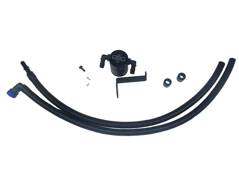 J&L 3037D-B 2019-2024 Ford Ranger 2.3L Driver Side Oil Separator 3.0 - Blk Anodized