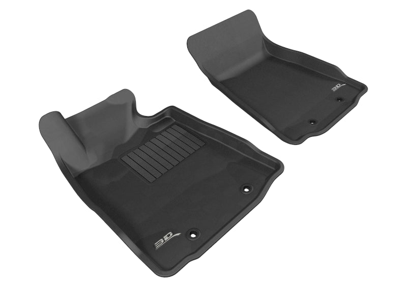 3D MAXpider L1NS03811509 2009-2019 Nissan 370Z Kagu 1st Row Floormat - Black