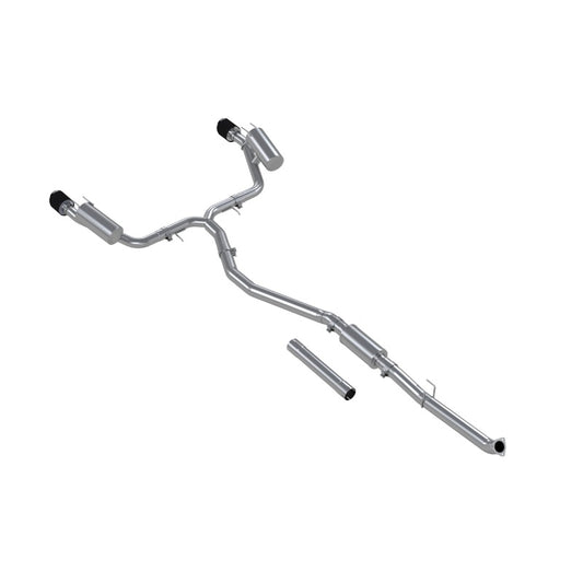 MBRP S49033CF 22-24 Honda Civic SI 1.5L T304 SS 3in Cat-Back Exhaust 2.5in Dual Split Rear w/ CF Tips