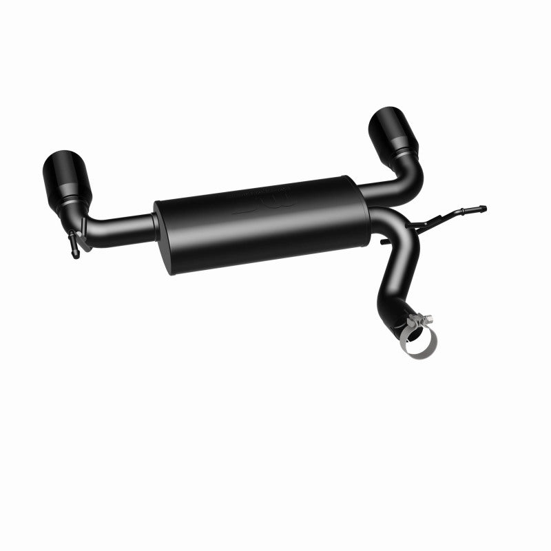Magnaflow 15160 MagnaFlow 07-17 Jeep Wrangler JK 3.8/3.6L Dual Split Rear Exit Black Axle-Back Exhaust