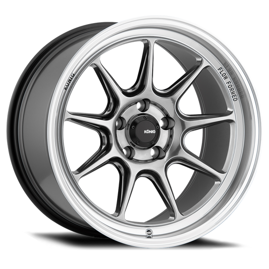 Konig CT9510035C Countergram 15x9 4x100 ET35 Hyper Chrome / Machined Lip
