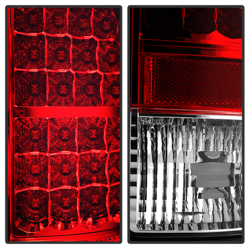 SPYDER 5001542 Spyder Chevy Suburban/Tahoe 1500/2500 00-06 LED Tail Lights Red Clear ALT-YD-CD00-LED-RC
