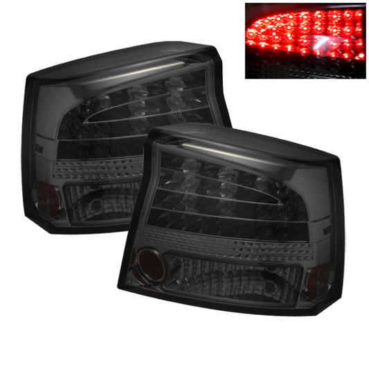 SPYDER 5002310 Spyder Dodge Charger 06-08 LED Tail Lights Smoke ALT-YD-DCH05-LED-SM